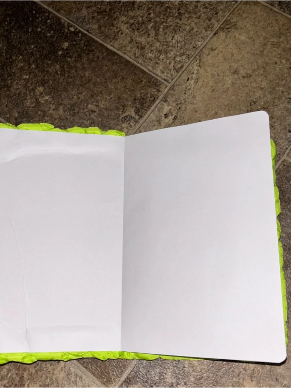 NWT Puffer Textured Journal